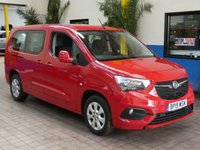 USED 2019 19 VAUXHALL COMBO LIFE 1.2 ENERGY XL S/S 5d 109 BHP 5 SEATS CRUISE PARKING SENSORS 6 MONTHS GOLD WARRANTY