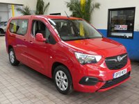 USED 2019 19 VAUXHALL COMBO LIFE 1.2 ENERGY XL S/S 5d 109 BHP 5 SEATS CRUISE PARKING SENSORS 6 MONTHS GOLD WARRANTY