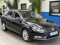 USED 2014 14 VOLKSWAGEN PASSAT 2.0 EXECUTIVE TDI BLUEMOTION TECHNOLOGY 5d 139 BHP &pound;30 ROAD TAX SAT NAV LEATHER HEATED SEATS 3 OWNERS EXCELLENT SERVICE HISTORY