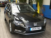 USED 2014 14 VOLKSWAGEN PASSAT 2.0 EXECUTIVE TDI BLUEMOTION TECHNOLOGY 5d 139 BHP &pound;30 ROAD TAX SAT NAV LEATHER HEATED SEATS 3 OWNERS EXCELLENT SERVICE HISTORY