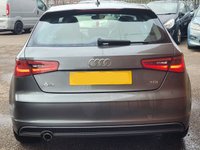 USED 2014 64 AUDI A3 1.6 TDI S LINE 3d SAT NAV &pound;0 TAX - LOW MILES - SAT NAV - HISTORY - MEDIA BLUE TOOTH