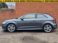 USED 2014 64 AUDI A3 1.6 TDI S LINE 3d SAT NAV &pound;0 TAX - LOW MILES - SAT NAV - HISTORY - MEDIA BLUE TOOTH