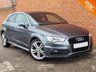 USED 2014 64 AUDI A3 1.6 TDI S LINE 3d SAT NAV &pound;0 TAX - LOW MILES - SAT NAV - HISTORY - MEDIA BLUE TOOTH