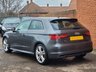 USED 2014 64 AUDI A3 1.6 TDI S LINE 3d SAT NAV &pound;0 TAX - LOW MILES - SAT NAV - HISTORY - MEDIA BLUE TOOTH