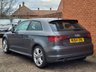 USED 2014 64 AUDI A3 1.6 TDI S LINE 3d SAT NAV &pound;0 TAX - LOW MILES - SAT NAV - HISTORY - MEDIA BLUE TOOTH