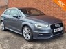 USED 2014 64 AUDI A3 1.6 TDI S LINE 3d SAT NAV &pound;0 TAX - LOW MILES - SAT NAV - HISTORY - MEDIA BLUE TOOTH