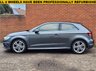 USED 2014 64 AUDI A3 1.6 TDI S LINE 3d SAT NAV &pound;0 TAX - LOW MILES - SAT NAV - HISTORY - MEDIA BLUE TOOTH