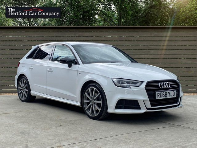 2018 68 Audi A3 1.0 SPORTBACK TFSI BLACK EDITION 5d 114 BHP