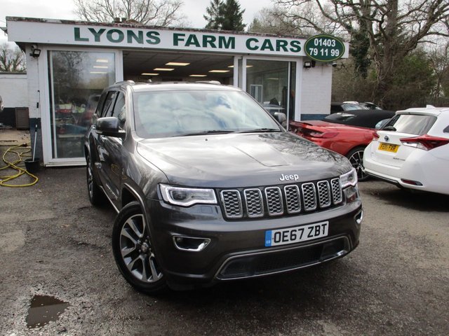 2018 67 Jeep Grand Cherokee 3.0 V6 CRD OVERLAND 5d 247 BHP AUTOMATIC FOUR WHEEL DRIVE
