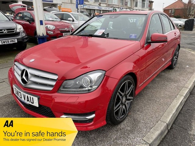 2013 13 Mercedes-Benz C-Class 1.6 C180 BLUEEFFICIENCY AMG SPORT PLUS 4d 155 BHP