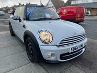 USED 2014 64 MINI CONVERTIBLE 1.6 COOPER 2d 122 BHP 