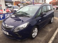 USED 2014 64 VAUXHALL ZAFIRA TOURER 1.8 EXCLUSIV 5d 138 BHP 
