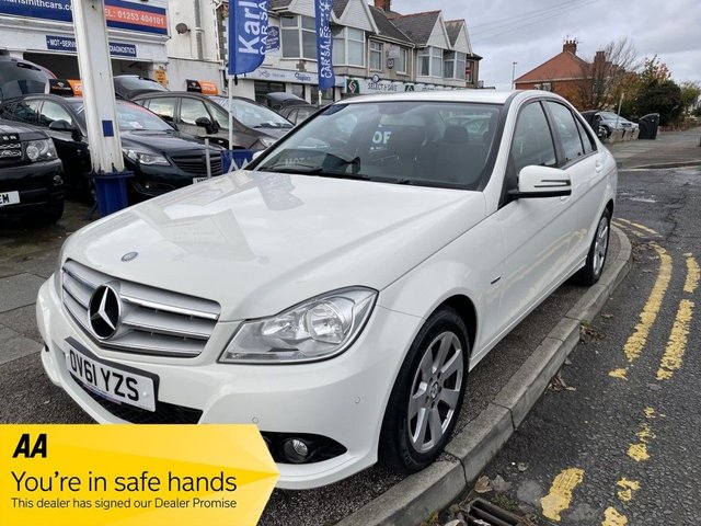 2012 61 Mercedes-Benz C-Class 2.1 C220 CDI BLUEEFFICIENCY SE 4d 168 BHP