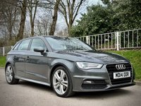 USED 2014 14 AUDI A3 2.0 TDI S LINE 5d 148 BHP HEATED LEATHER+FULL SERVICE HISTORY