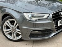 USED 2014 14 AUDI A3 2.0 TDI S LINE 5d 148 BHP HEATED LEATHER+FULL SERVICE HISTORY