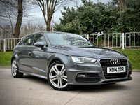 USED 2014 14 AUDI A3 2.0 TDI S LINE 5d 148 BHP HEATED LEATHER+FULL SERVICE HISTORY
