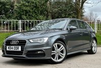 USED 2014 14 AUDI A3 2.0 TDI S LINE 5d 148 BHP HEATED LEATHER+FULL SERVICE HISTORY