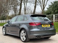 USED 2014 14 AUDI A3 2.0 TDI S LINE 5d 148 BHP HEATED LEATHER+FULL SERVICE HISTORY