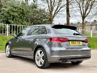 USED 2014 14 AUDI A3 2.0 TDI S LINE 5d 148 BHP HEATED LEATHER+FULL SERVICE HISTORY