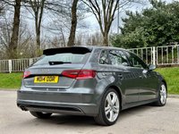 USED 2014 14 AUDI A3 2.0 TDI S LINE 5d 148 BHP HEATED LEATHER+FULL SERVICE HISTORY