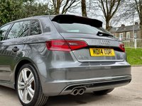 USED 2014 14 AUDI A3 2.0 TDI S LINE 5d 148 BHP HEATED LEATHER+FULL SERVICE HISTORY
