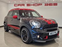 USED 2013 13 MINI COUNTRYMAN 2.0 COOPER SD (143 PS) ALL4 AUTO 5DR + MASSIVE SPEC + �&pound;14,500 EXTRAS + NAV + HARMAN KARDON + HEATED LEATHERS + CHILI / MEDIA PACK + MULTIMEDIA + BLUETOOTH + ADAPTIVE XENONS + PARK AID + PRIVACY + JCW BODY KIT + 18S WOW !! COLOSSAL SPEC + &pound;14,500 OF MINI EXTRAS