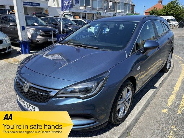2016 16 Vauxhall Astra 1.6 TECH LINE CDTI ECOFLEX S/S 5d 108 BHP