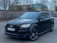 USED 2014 14 AUDI Q7 3.0 TDI QUATTRO S LINE PLUS 5d 245 BHP 