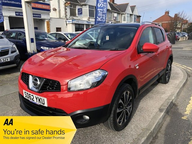 2012 62 Nissan Qashqai 1.6 N-TEC PLUS 5d 117 BHP