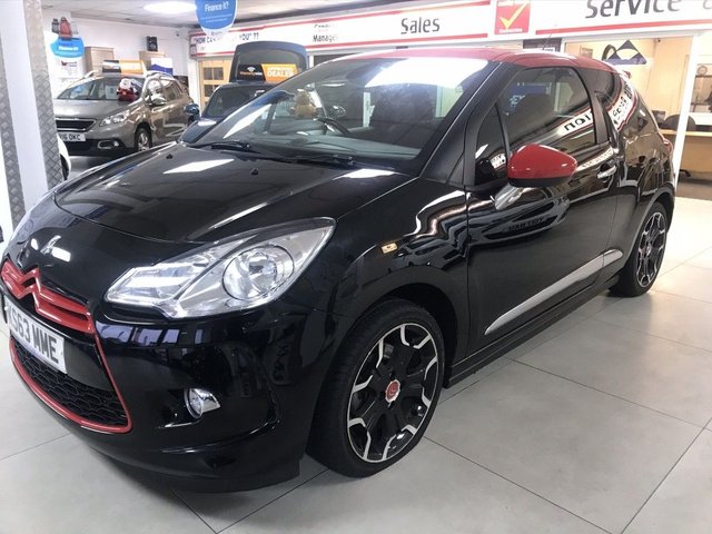 2013 63 Citroen DS3 1.6 DSPORT RED 3d 155 BHP
