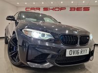 USED 2016 16 BMW M2 3.0i (370 PS) M2 DCT ( EURO 6 ) 2DR COUPE + PRO NAV + HARMAN KARDON + KEYLESS ENTRY-LOCK-START + E/M/HEATED LEATHERS + CRUISE WITH BRAKE + PADDLESHIFT + ADAPTIVE XENON-LEDS + CARBON INTERIOR + R/CAMERA + PARK AID + PRIVACY + 19S HIGH SPEC !! + &pound;8,000 EXTRAS + BMW SERVICE HISTORY