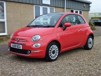 USED 2018 18 FIAT 500 1.2 LOUNGE 3d 69 BHP www.suffolkcarcentre.co.uk - Located at Ilketshall