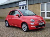 USED 2018 18 FIAT 500 1.2 LOUNGE 3d 69 BHP www.suffolkcarcentre.co.uk - Located at Ilketshall