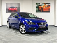 USED 2019 P SEAT LEON 2.0 TDI FR DSG 5d 148 BHP MYSTERY BLUE / APPLE CARPLAY