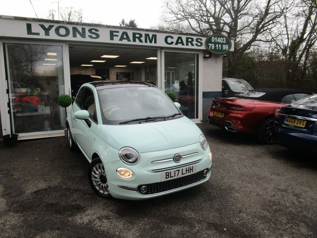 2017 17 Fiat 500 1.2 LOUNGE DUALOGIC 3d 69 BHP NEW SHAPE AUTOMATIC