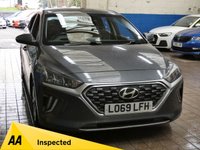 USED 2020 69 HYUNDAI IONIQ 1.6 PREMIUM MHEV 5d 140 BHP SAT NAV REAR VIEW CAMERA HYUNDAI WARRANTY TILL FEB 2025