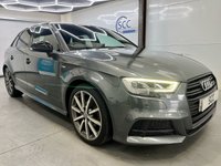 USED 2017 17 AUDI A3 1.6 TDI Black Edition Sportback 5dr Diesel S Tronic Euro 6 (s/s) (110 ps) S-Tronic,Winter Pack,Huge Spec