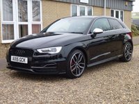 USED 2015 15 AUDI A3 2.0 S3 QUATTRO 3d 296 BHP www.suffolkcarcentre.co.uk - Located at Reydon