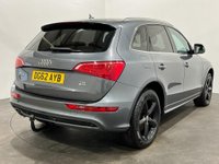 USED 2012 62 AUDI Q5 2.0 TDI QUATTRO DPF S LINE 5d 168 BHP Monsoon Metallic Grey, Full Black Leather, Power Tailgate,