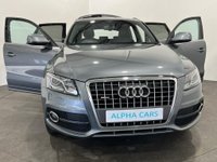 USED 2012 62 AUDI Q5 2.0 TDI QUATTRO DPF S LINE 5d 168 BHP Monsoon Metallic Grey, Full Black Leather, Power Tailgate,