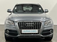 USED 2012 62 AUDI Q5 2.0 TDI QUATTRO DPF S LINE 5d 168 BHP Monsoon Metallic Grey, Full Black Leather, Power Tailgate,