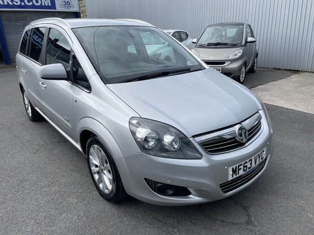 2013 63 Vauxhall Zafira 1.6 DESIGN NAV 5d 113 BHP
