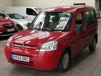 USED 2004 54 CITROEN BERLINGO 1.9 MULTISPACE FORTE D 5d 68 BHP PERFECT VEHICLE FOR CAMPING AND SUMMER TRIPS. IDEAL UTILITY VEHICLE.