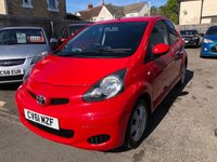 USED 2011 61 TOYOTA AYGO 1.0 VVT-I GO 5d 67 BHP IDEAL NEW DRIVER CAR, &pound;20TAX/ YEAR,  TIMING CHAIN RUN ENGINE, GOOD SERVICE HISTORY, NEW MOT, SAT NAV,PRIVACY GLASS, ALLOY WHEELS, ELECTRIC WINDOWS, REMOTE CENTRAL LOCKING AND 2 KEYS. VERY SOUGHT AFTER LITTLE CARS AND WONT BE AROUND FOR LONG.