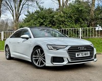 USED 2020 70 AUDI A6 2.0 TDI S LINE MHEV 4d 202 BHP RARE PANROOF + VIRTUAL COCKPIT + ++