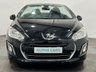 USED 2013 13 PEUGEOT 308 1.6 E-HDI CC ACTIVE 2d 112 BHP 1 Owner High Gloss Black , Full Luxury Leather , Heated Seats , 17" Stratus Alloy Wheels