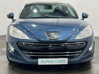 USED 2010 60 PEUGEOT RCZ 1.6 THP GT 2d 156 BHP Striking Dolphin Blue metallic, Full Black Leather, RCZ Embossed Sports Seats