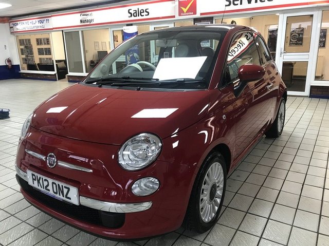 2012 12 Fiat 500 1.2 LOUNGE 3d 69 BHP