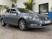USED 2014 64 VOLKSWAGEN PASSAT 2.0 EXECUTIVE TDI BLUEMOTION TECHNOLOGY DSG 4d 139 BHP SAT NAV LEATHER HEATED SEATS SERVICE HISTORY 3 MONTHS WARRANTY