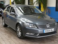 USED 2014 64 VOLKSWAGEN PASSAT 2.0 EXECUTIVE TDI BLUEMOTION TECHNOLOGY DSG 4d 139 BHP SAT NAV LEATHER HEATED SEATS SERVICE HISTORY 3 MONTHS WARRANTY
